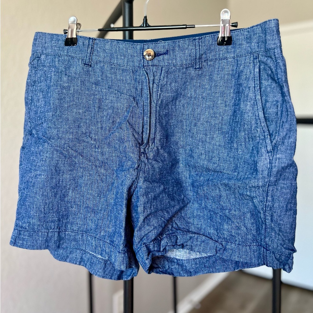 Old Navy High Rise Chambray Shorts